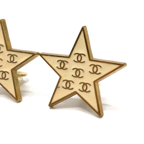 CHANEL Vintage Gold Earrings